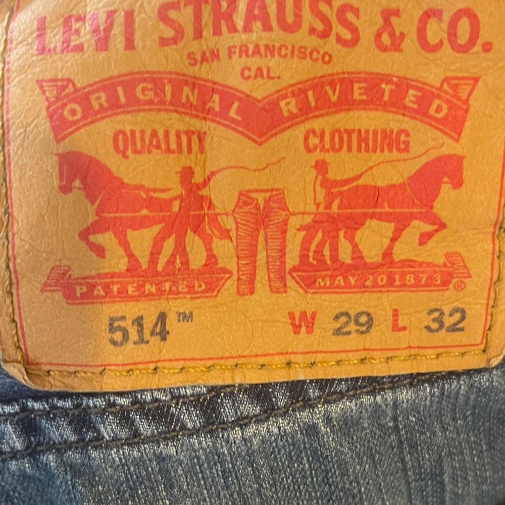Levi's Slim Straight Blue Jeans